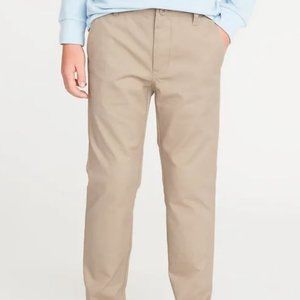 OLD NAVY Boys Skinny Built-In Flex Uniform Pants Khaki Shore Enough Size 18